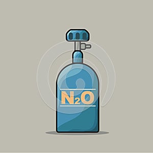 nitrous oxide. Vector illustration decorative design