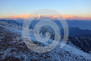 Niubei mountain sunrise