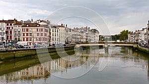 The Nive river in Bayonne.