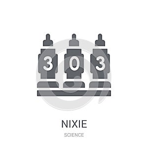 Nixie icon. Trendy Nixie logo concept on white background from S