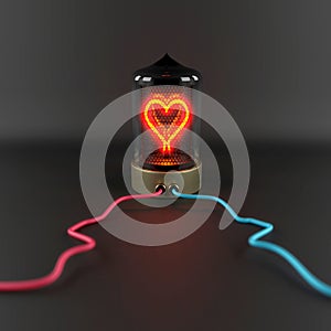 Nixie Tube Heart