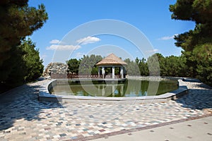 Nizami Gencevi Meqberesi mausoleum in Gyanja