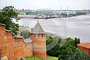 Nizhny Novgorod Kremlin and port