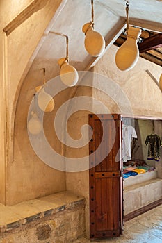 Nizwa Fort market in an alleyway, Oman