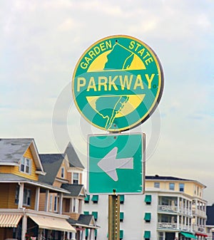NJ Parkway Sign photo