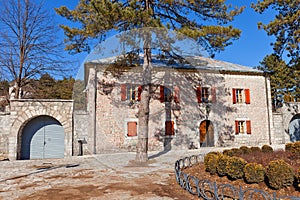 Njegos Residence (Biljarda, 1838) in Cetinje, Montenegro