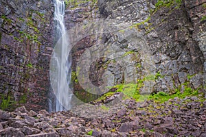 NjupeskÃ¤r is a waterfall in northwestern Dalarna, formed by NjupÃ¥n in FulufjÃ¤llets nationalpark