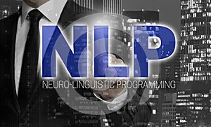 NLP concept is shown by businessman