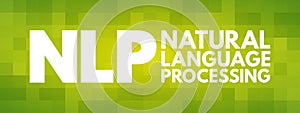 NLP - Natural Language Processing acronym