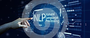 NLP Natural Language Processing cognitive computing technology concept