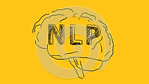 NLP. Neuro linguistic programming concept