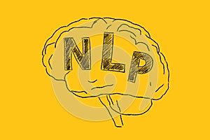 NLP. Neuro linguistic programming concept photo