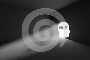 NLP rays volume light concept photo