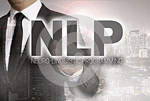 NLP is shown by businessman concept photo