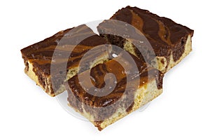 Biscuit cake with raisins. photo