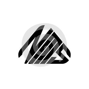 NMS letter logo creative design with vector graphic, NMS