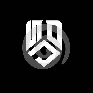 NND abstract monogram shield logo design on white background.