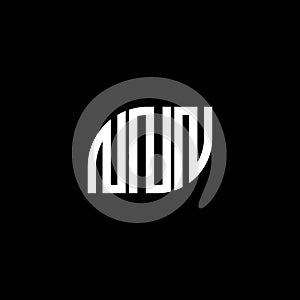 NNN letter logo design on BLACK background. NNN creative initials letter logo concept. NNN letter design