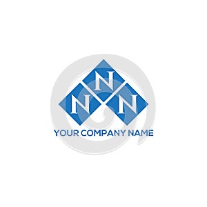 NNN letter logo design on WHITE background. NNN creative initials letter logo concept