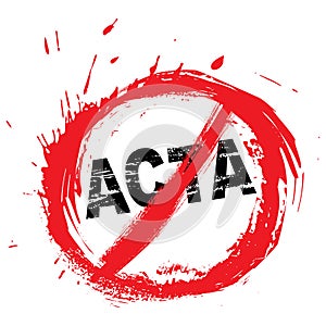 No ACTA symbol photo