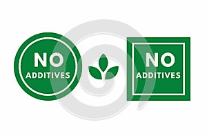 No additives sign