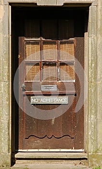 No admittance photo