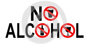 No alcohol sign