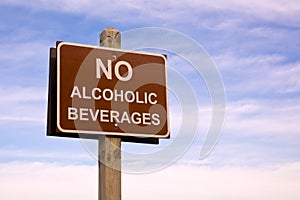 No alcoholic beverages