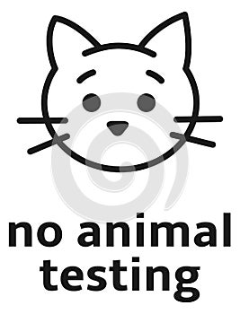 No animal testing stamp. Cruelty free product