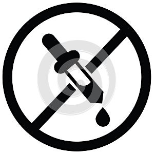 no artificial flavor icon. no artificial flavor product badge sign. natural organic product symbol. flat style