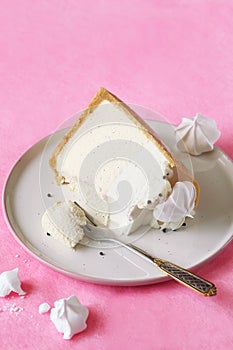 No-bake Cheesecake with Vanilla Panna Cotta