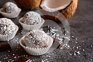 No bake coconut balls