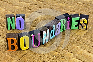 No boundaries limits rules heart love has fear excuse photo