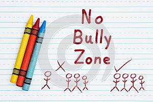 No bully message and graphic