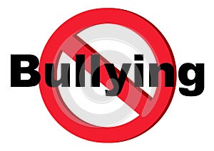 No Bullying Warning.