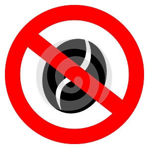 No caffeine sign