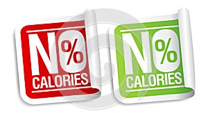 No calories stickers.