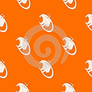 No camera pattern vector orange