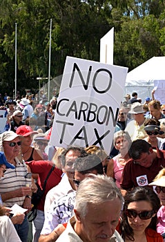 No Carbon Tax Rally