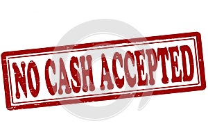 No cash accepted