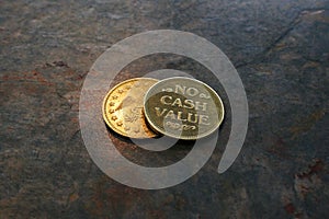 No cash value coins