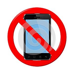 No cell phone sign