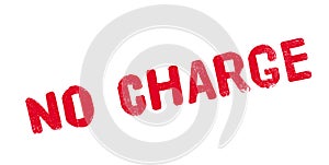 No Charge rubber stamp