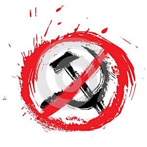 No communism symbol photo