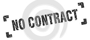 no contract stamp