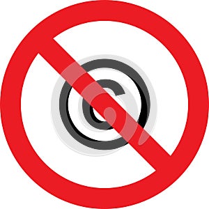 No copyright sign