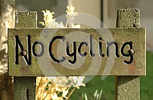 No cycling