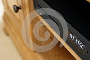No Disc OLED display seen on a high end CD music player.