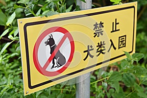 No dog's notice
