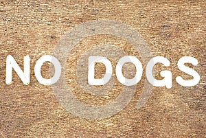 No Dogs